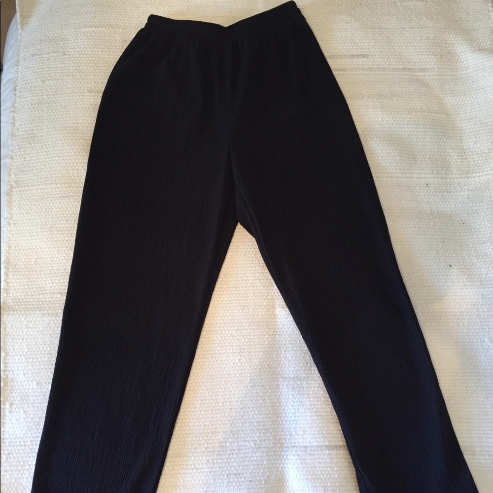 High waisted trousers